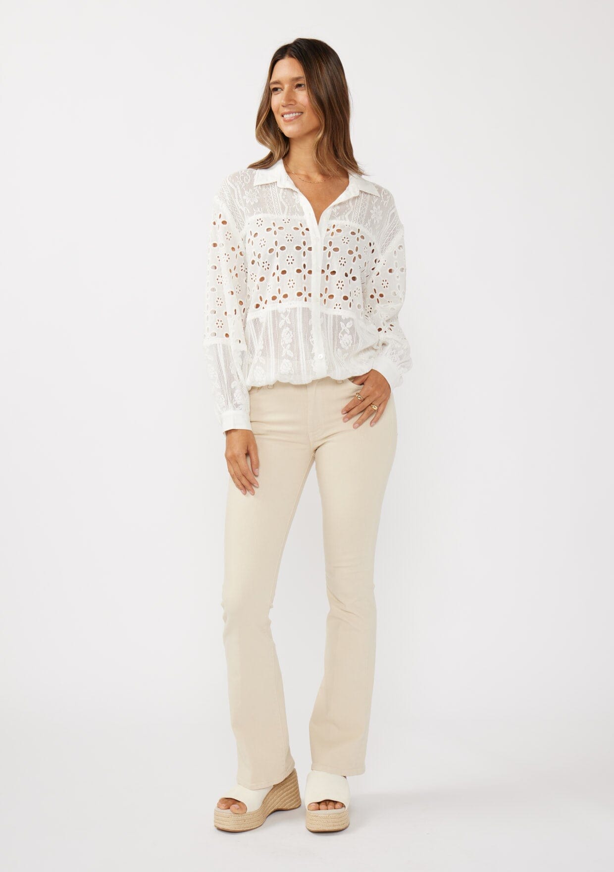 Patchwork Lace Shirt