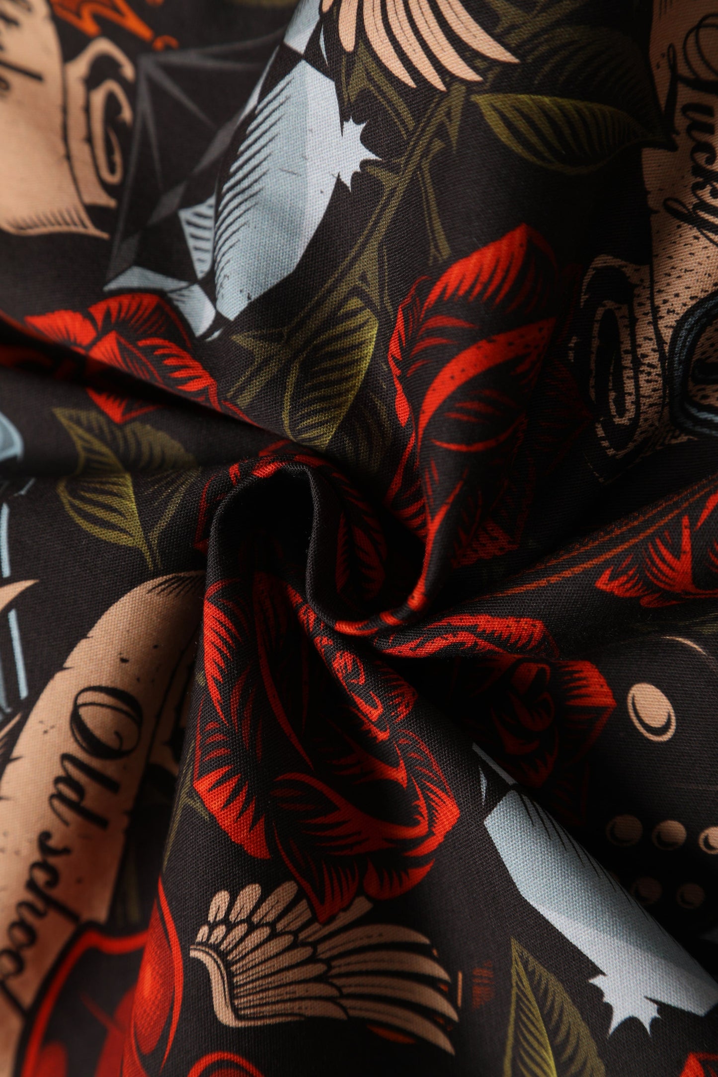 Melissa Rock N Roll Tattoo Strapless Dress