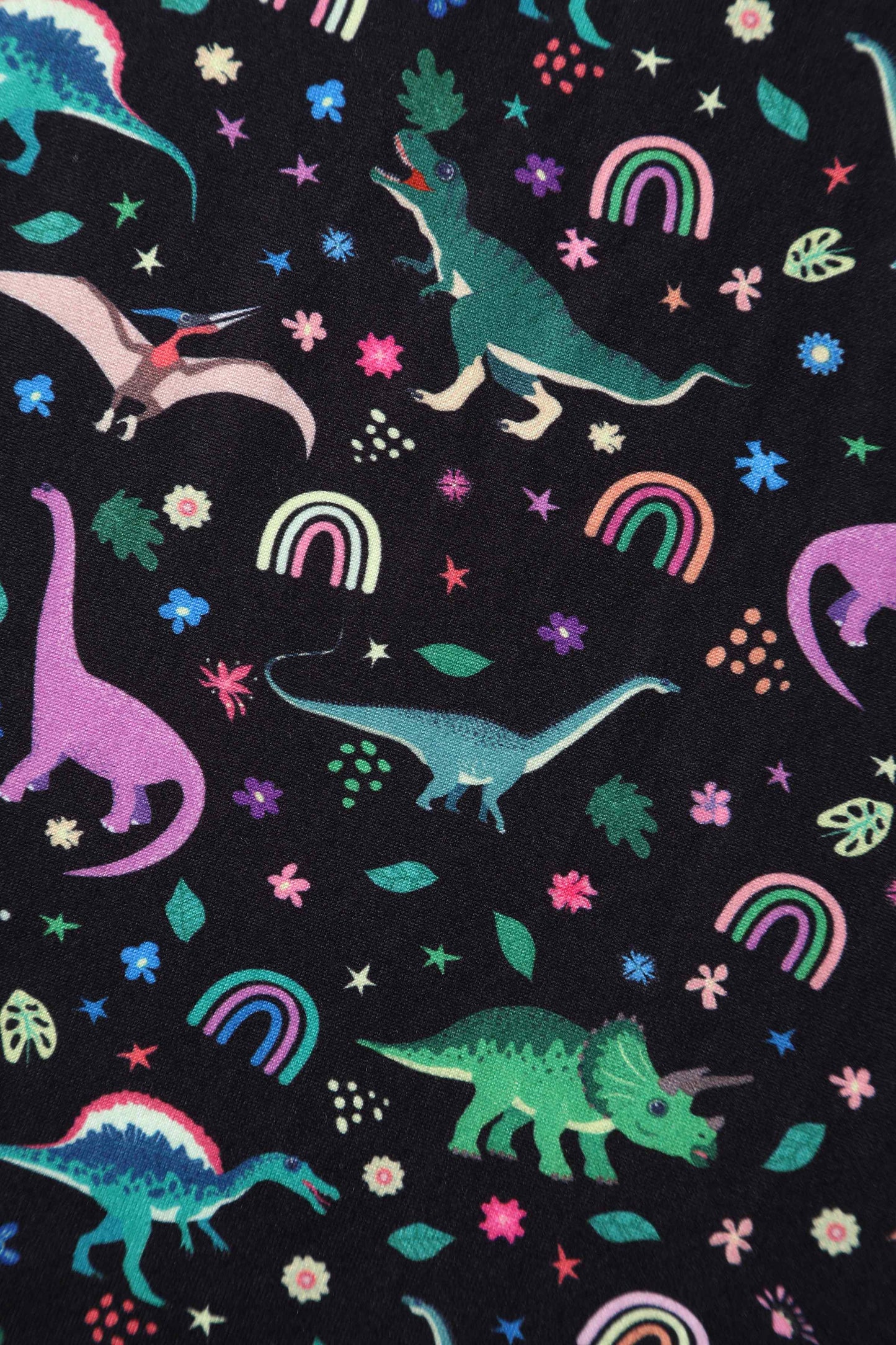 Billie Dinosaur & Rainbow Long Sleeved Dress