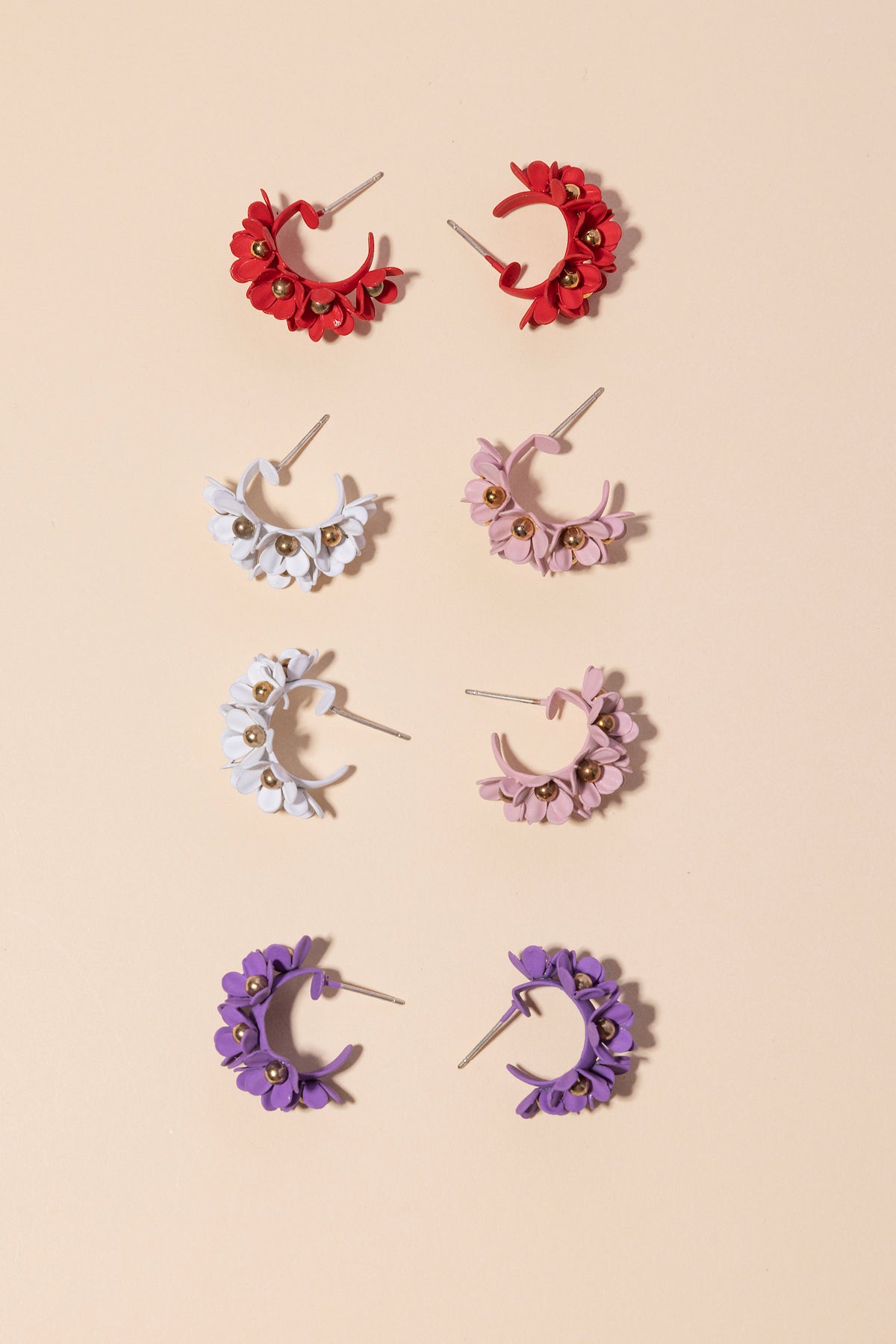 Pendientes Pink Daisies
