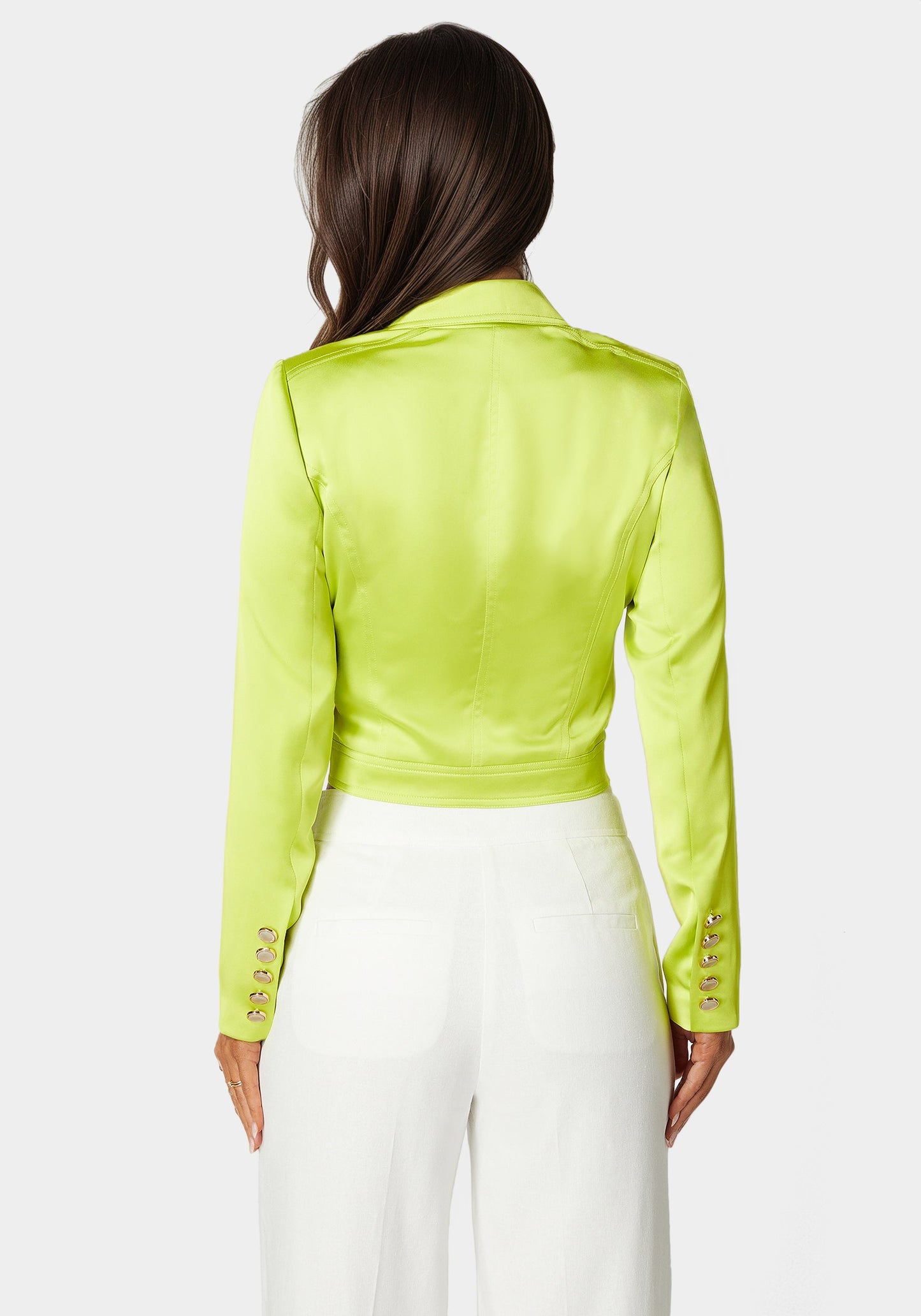 Tailored Satin Jacket