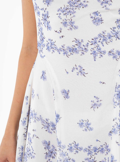Dream Away Mini Dress Blue Multi