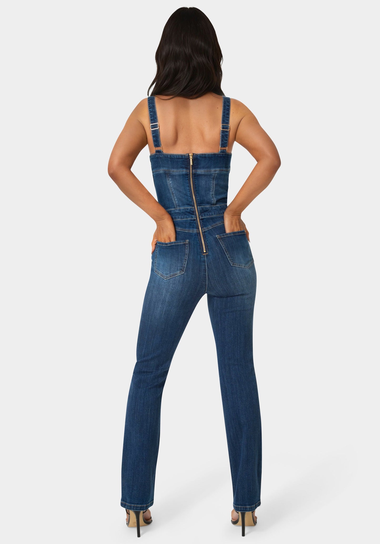 Denim Overall Jumpsuit