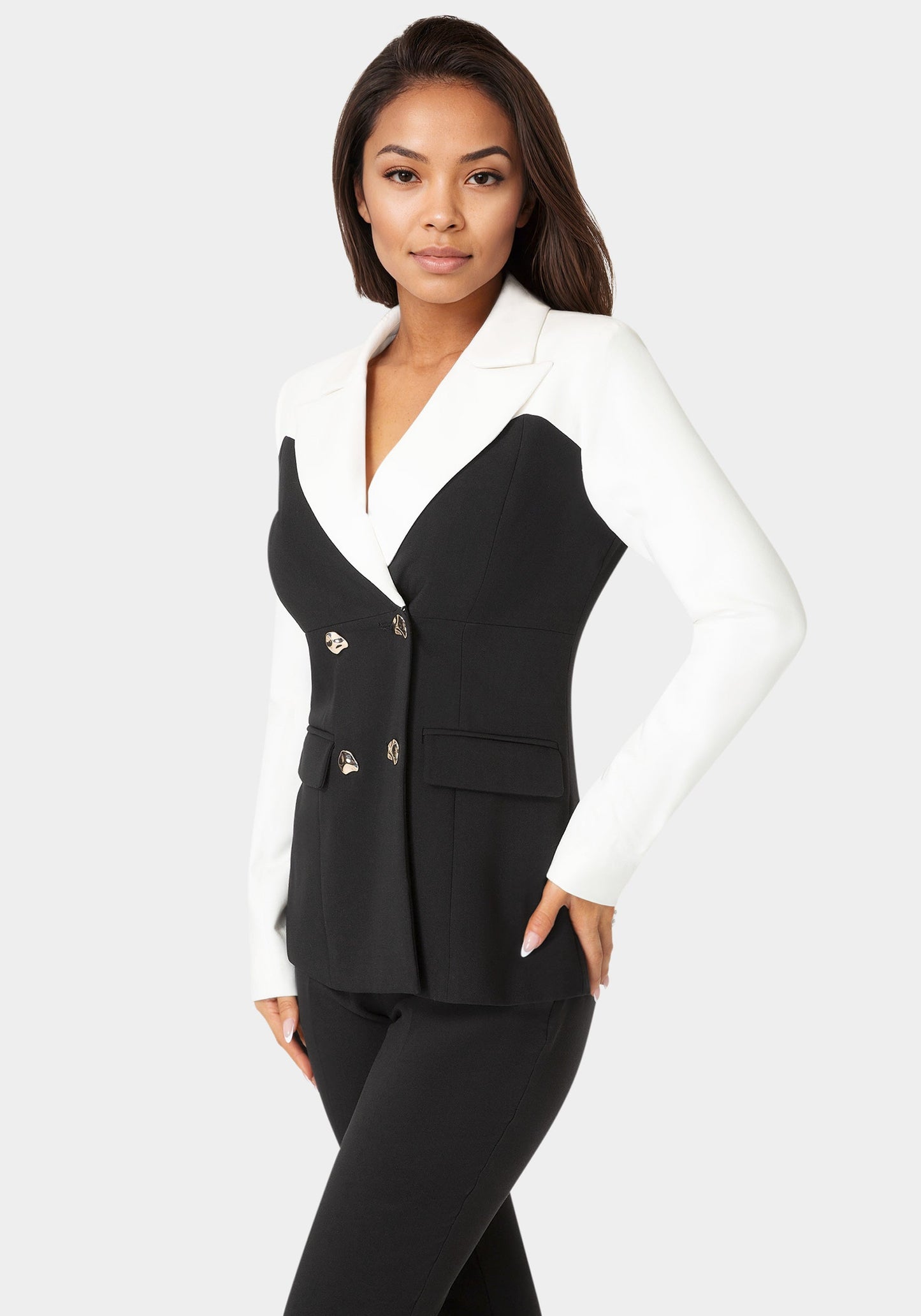 Tailored Double Breast Blazer
