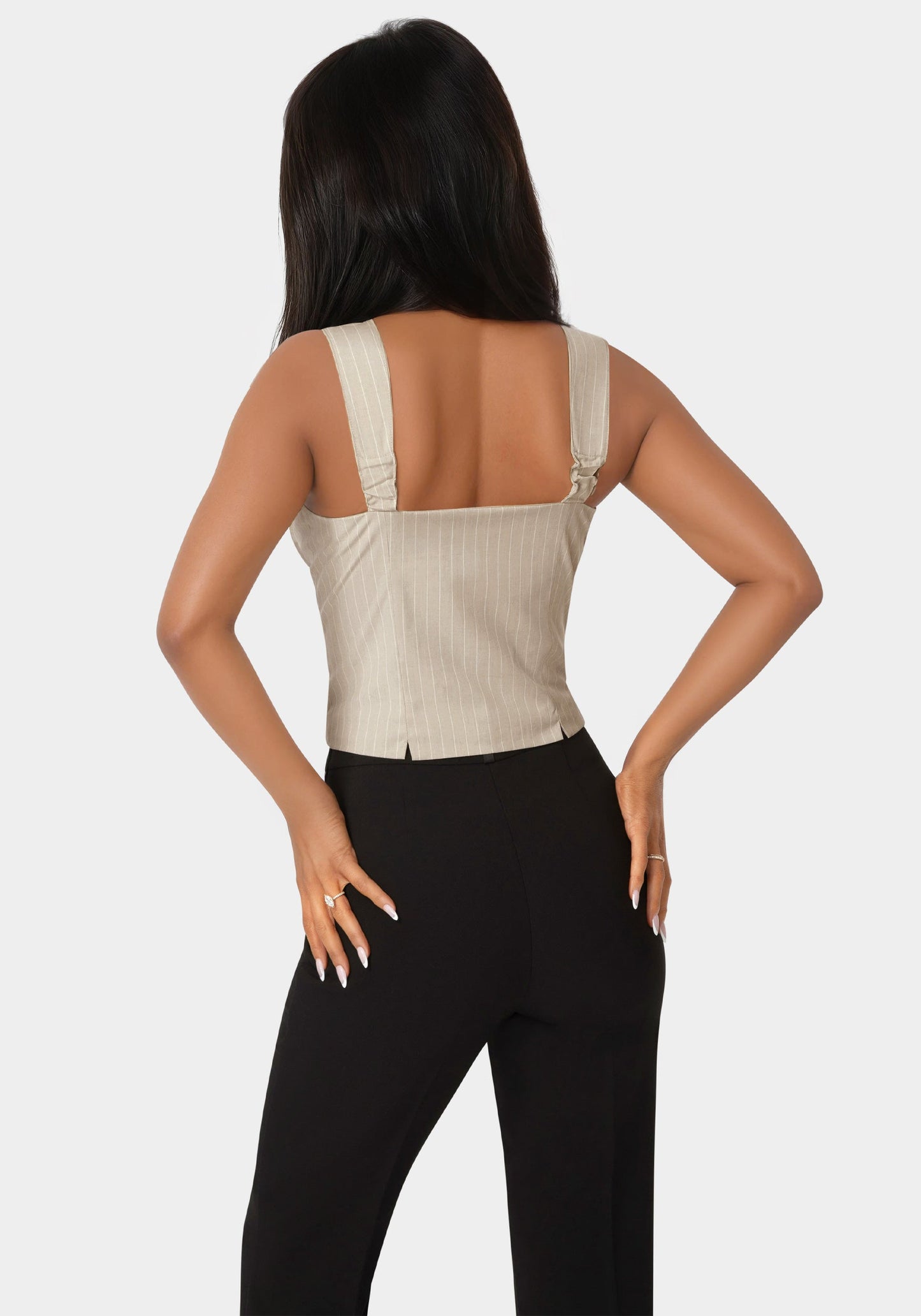 Stripe Corset Top