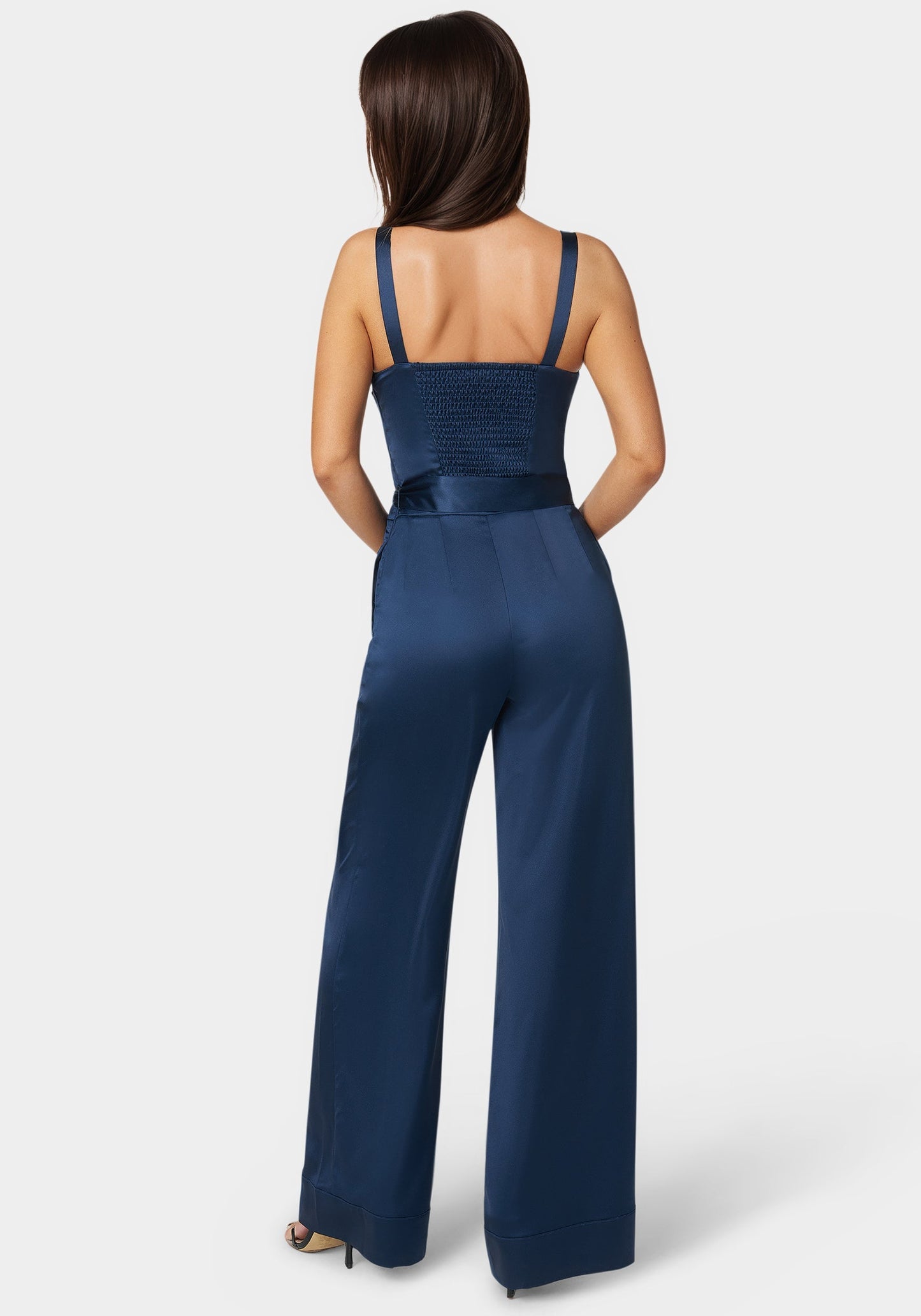 Luxe Satin Ultra Wide Leg Jumpsuit