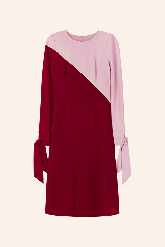 Vestido Liza Midi Burdeos · Sample ·