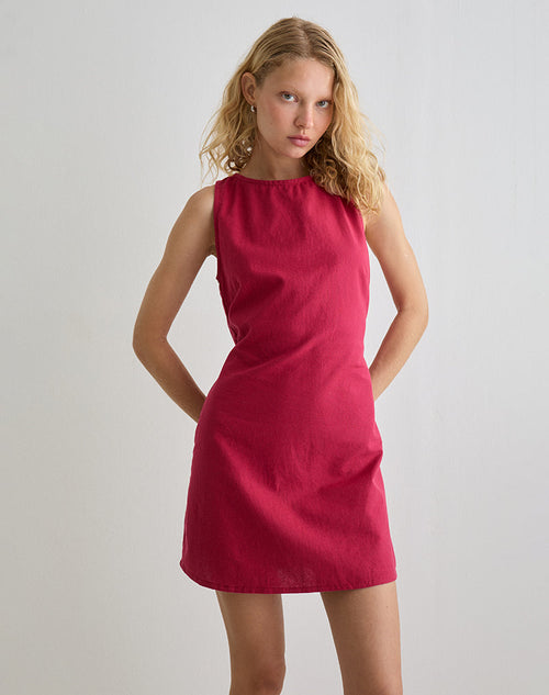 Ayana Mini Dress in Adrenaline Red