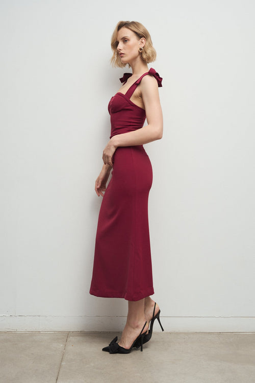Vestido Becky Burgundy · Madame ·