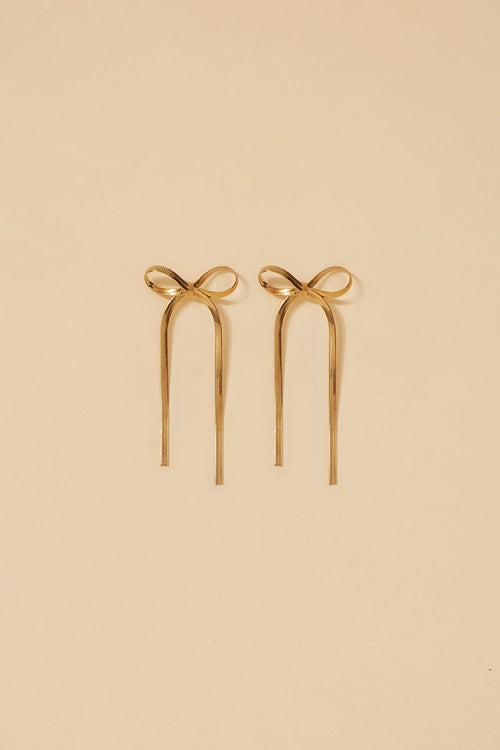 Pendientes Long Bow Gold · Allure ·