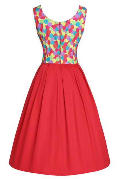 Amanda Gumball Machine Flared Dress