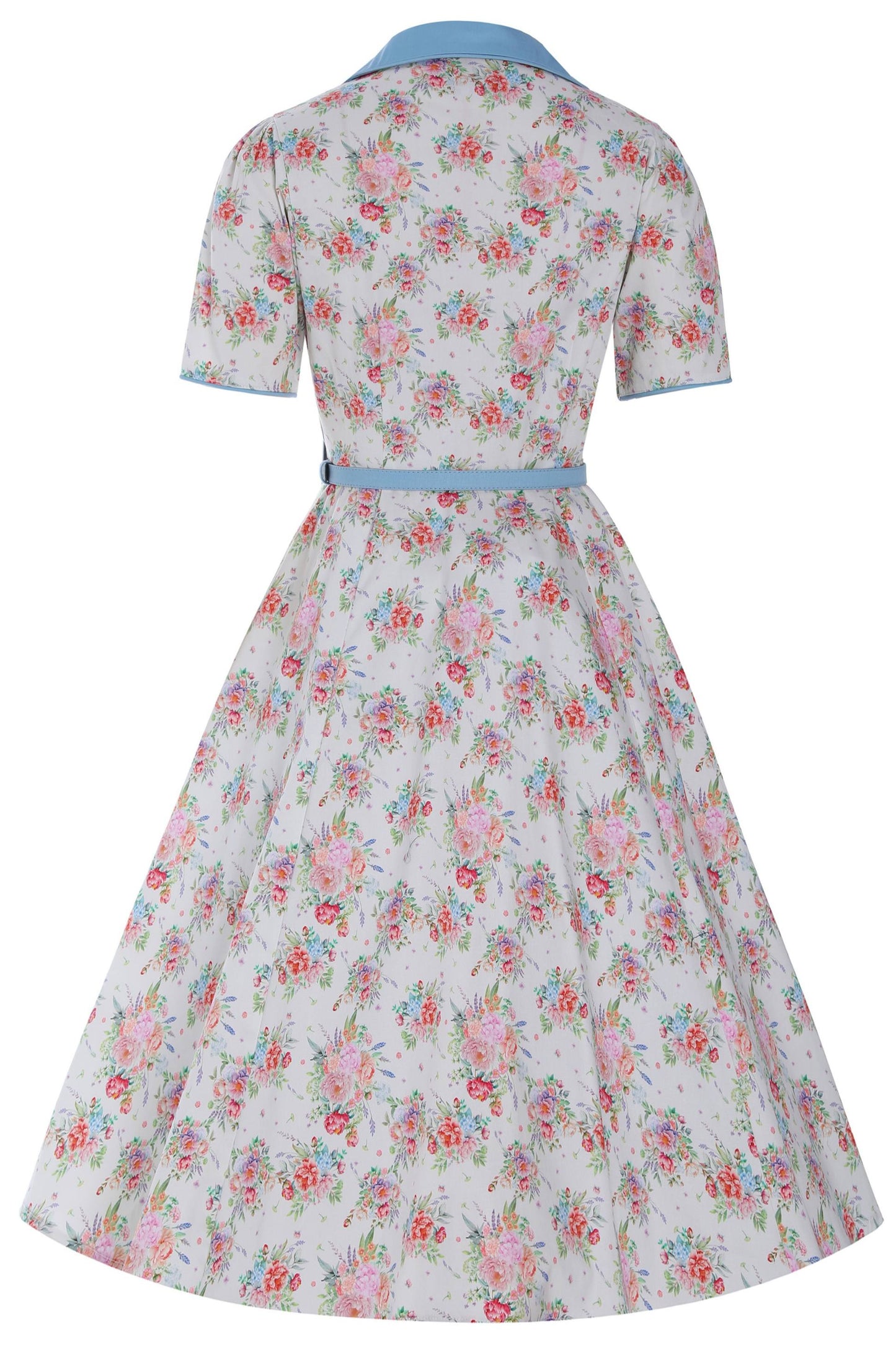 Penelope English Garden Shirt Dress In White