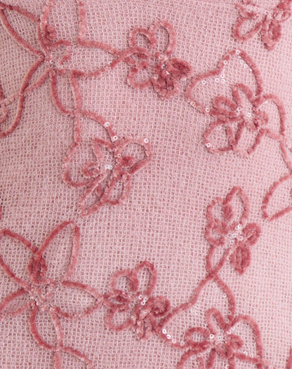 Codami Halterneck Mini Dress in Sequin Knit Pink