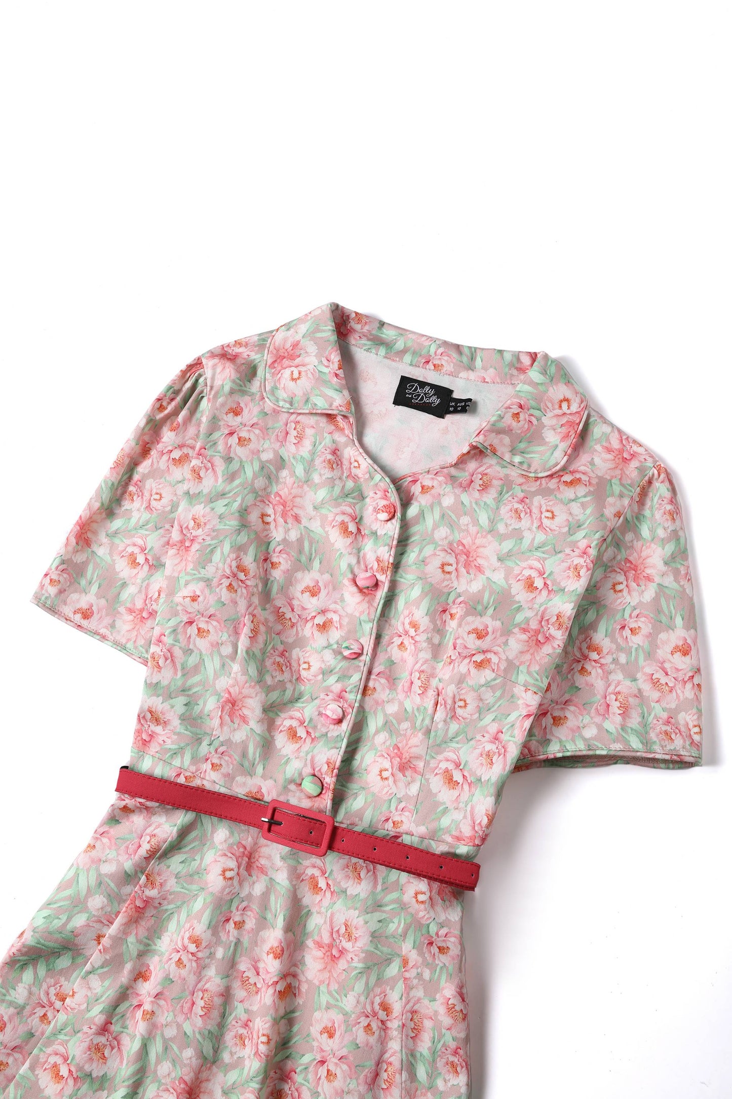 Penelope Pink Floral Shirt Dress