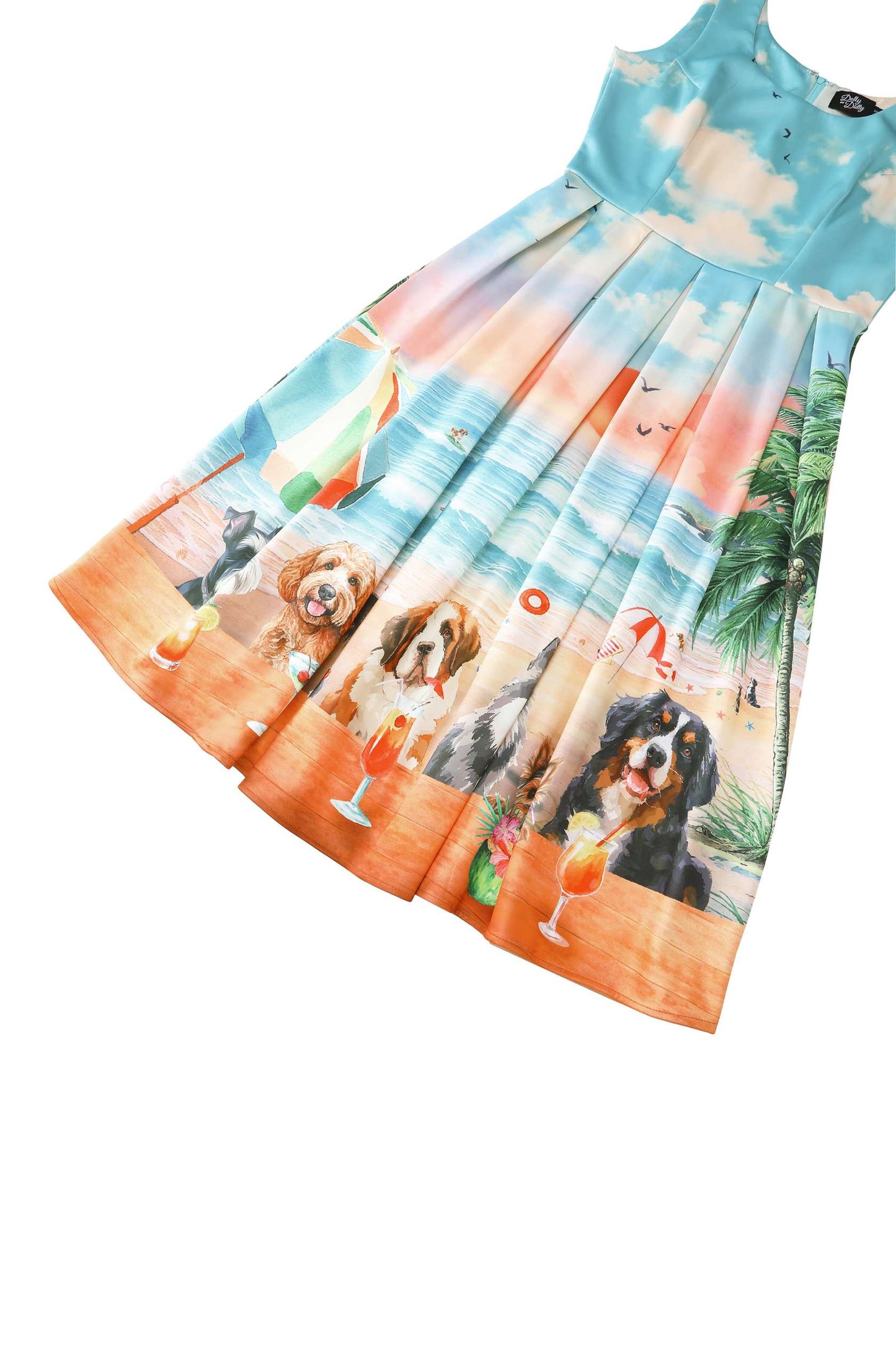 Amanda Beach Bark Club Flared Dress