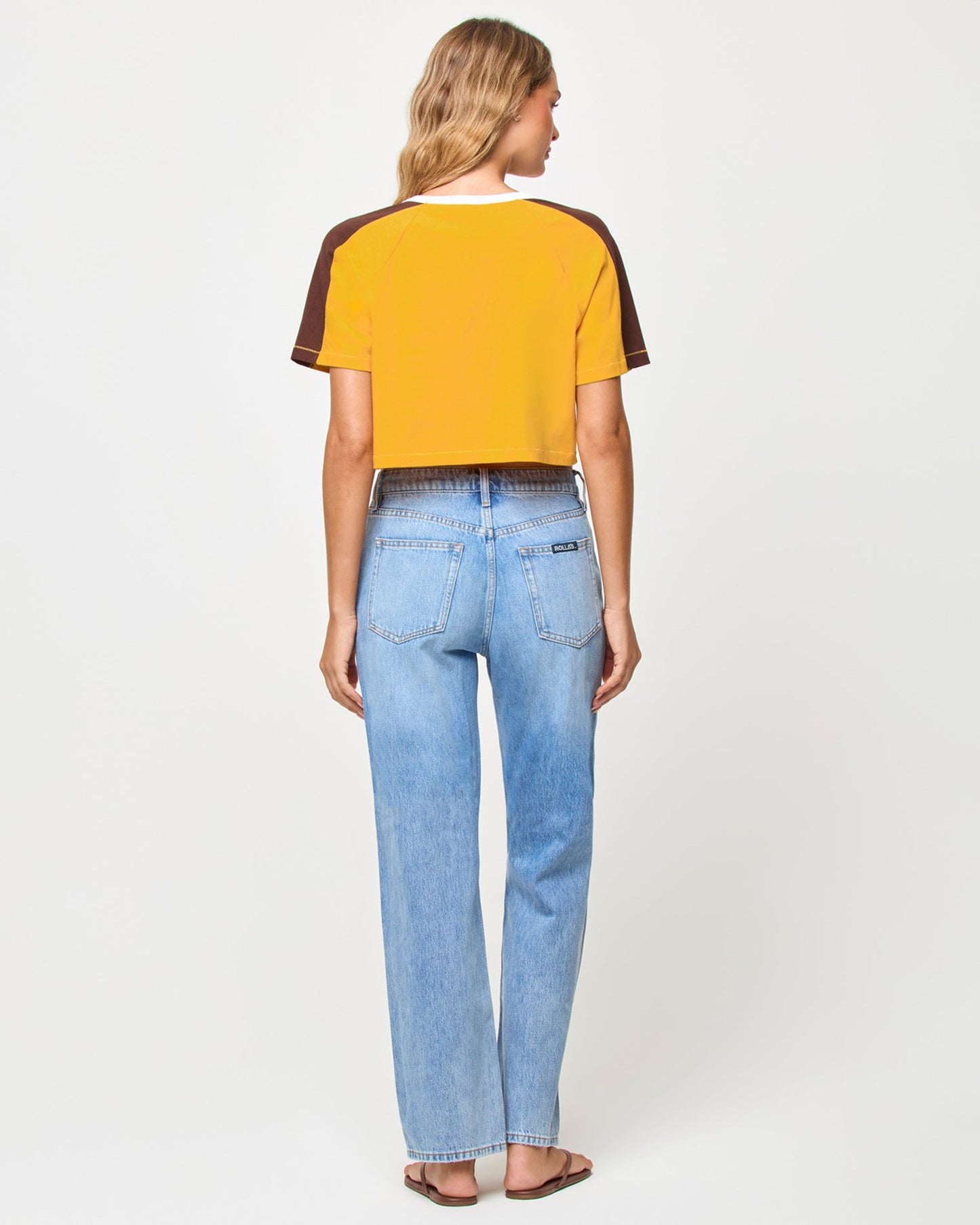 x The Salty Blonde Costa Crop Top - Cabo Sunset