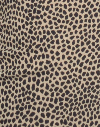 Delaine Halterneck Mini Dress in Croc Tan