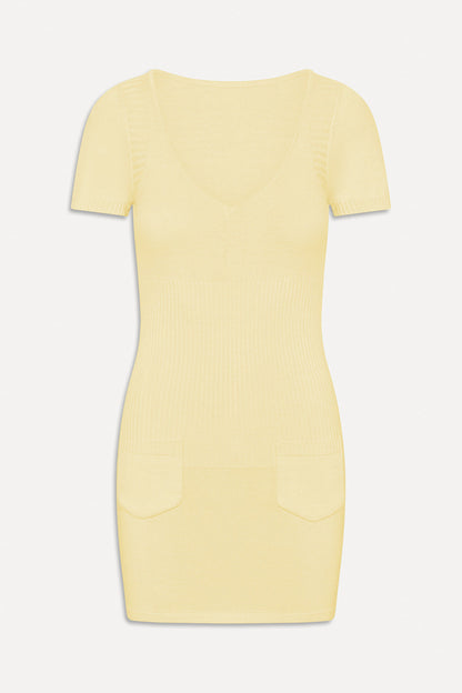 Daphne Knit Mini Dress - Morning Light