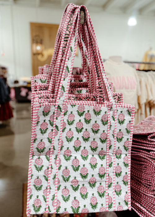 Everyday Quilted Tote Bag