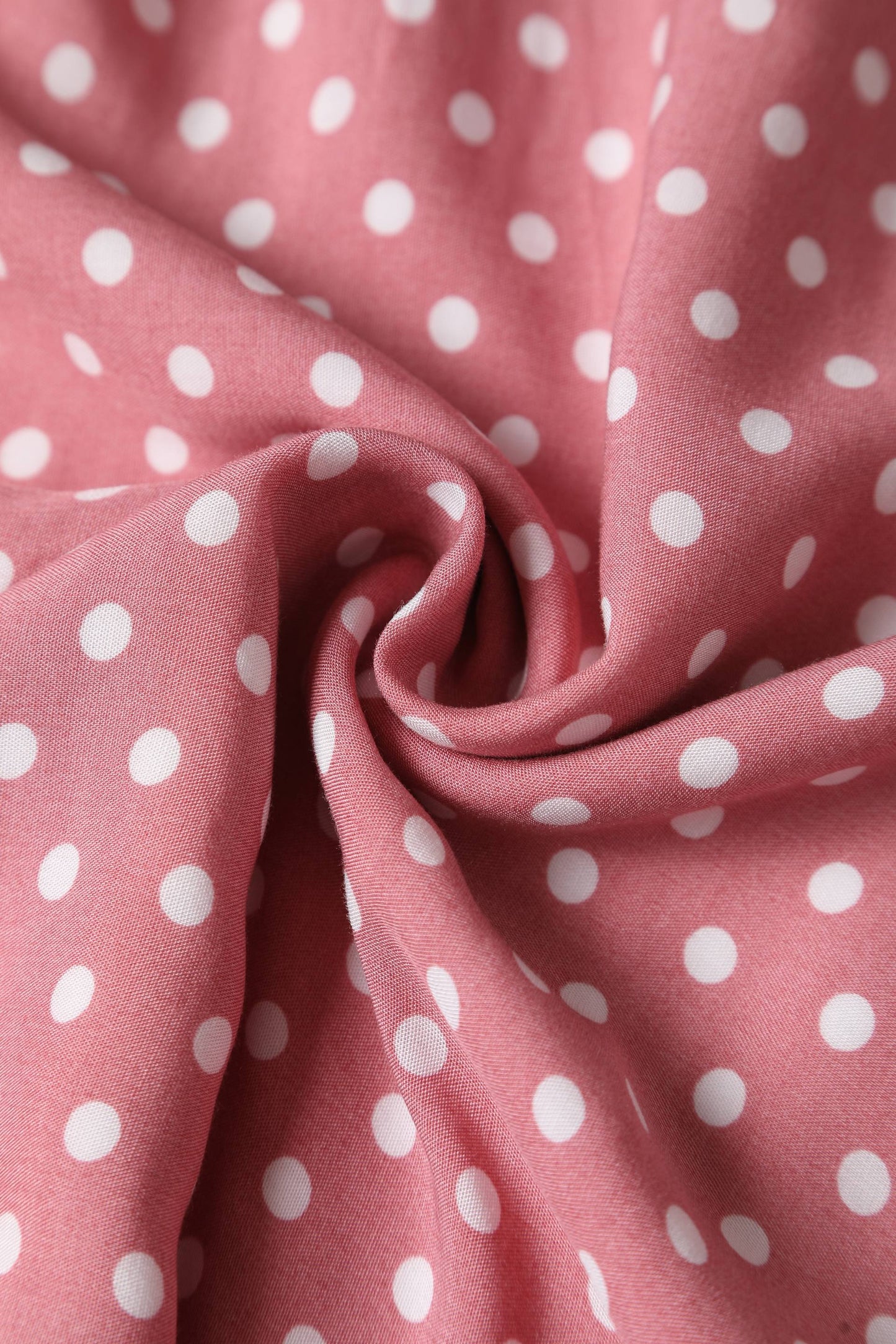 Poppy Pink Polka Dot Shirt Dress