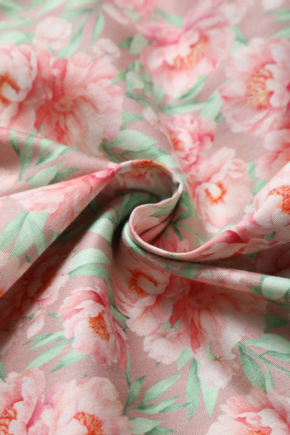 Penelope Pink Floral Shirt Dress