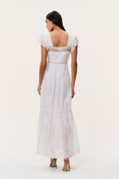 Georgine Cotton Lace Maxi Dress