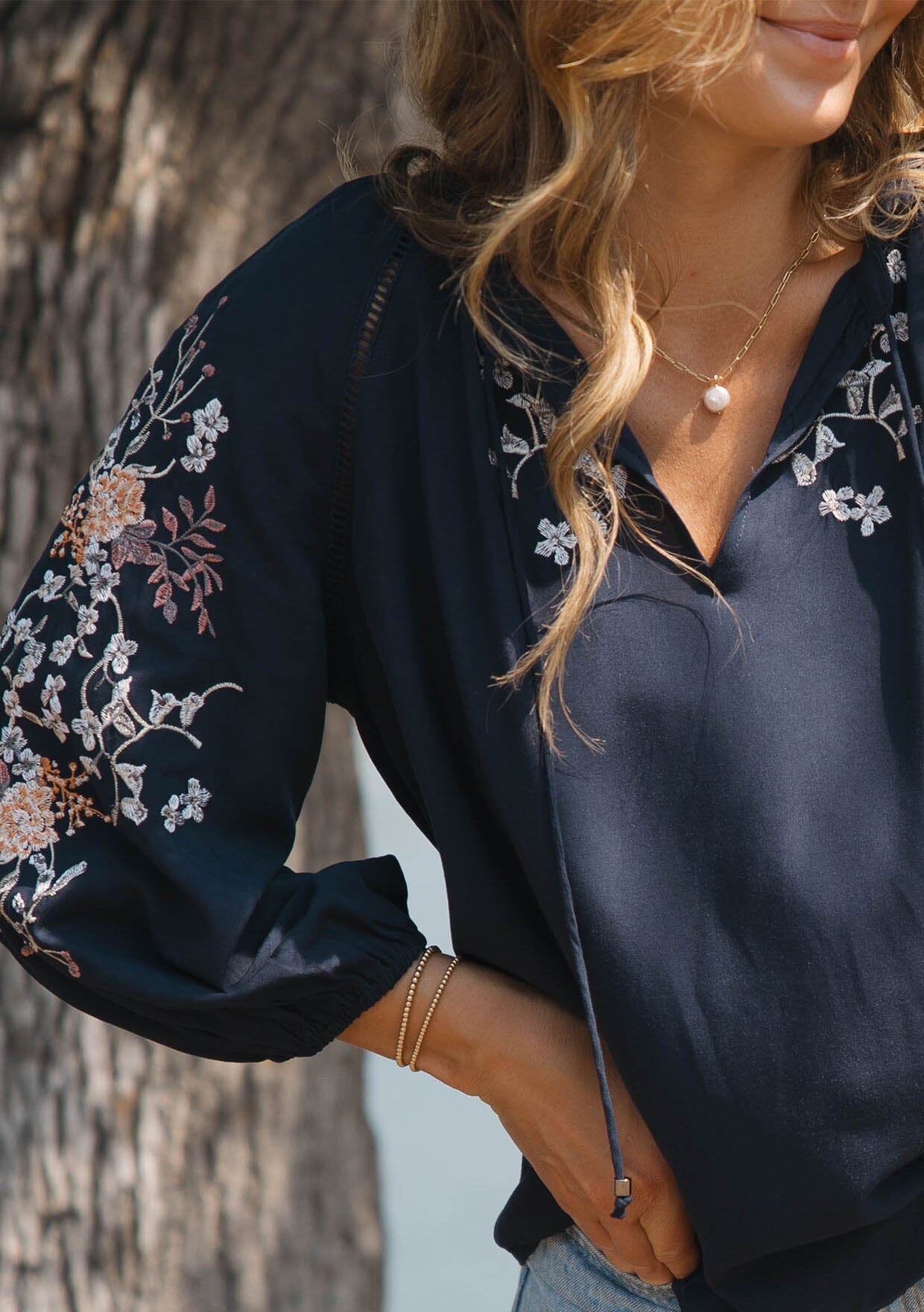 Selia Embroidered Blouse