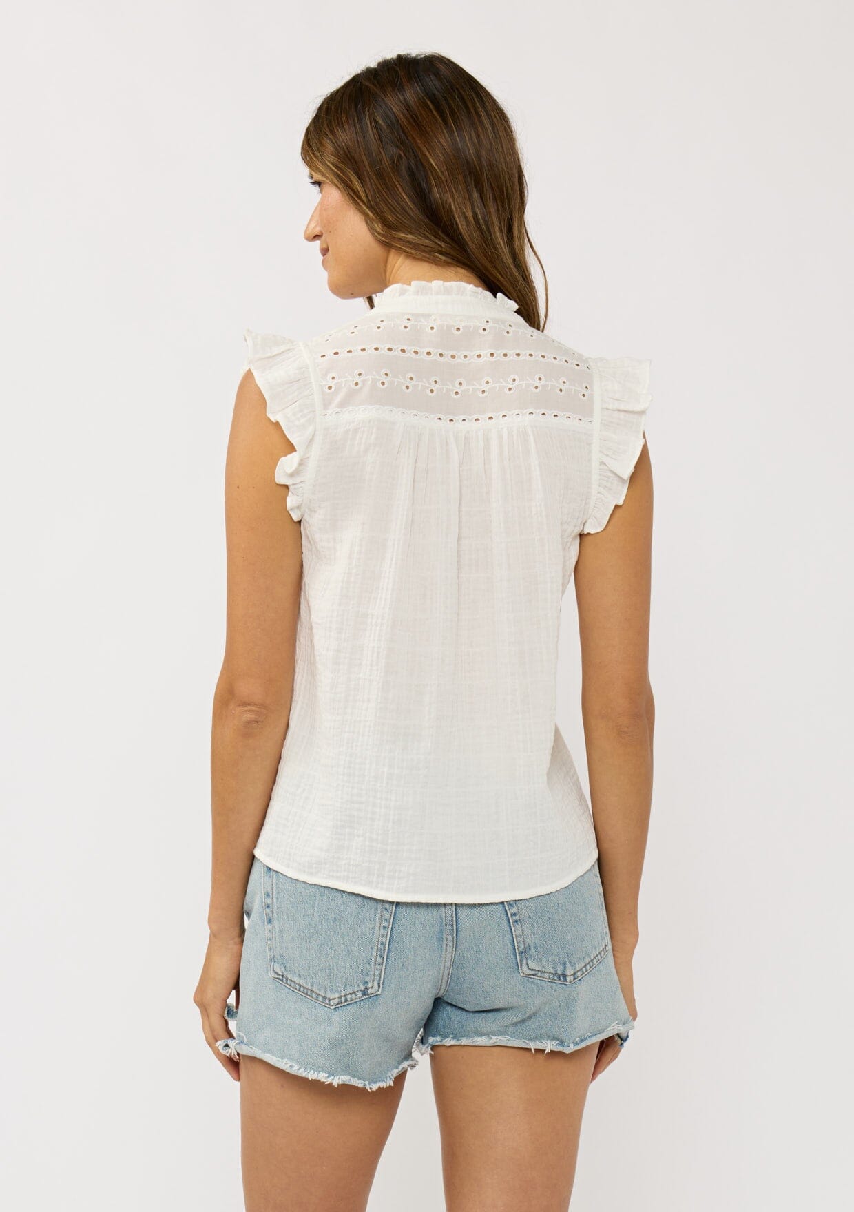 Jenny Button Front Top