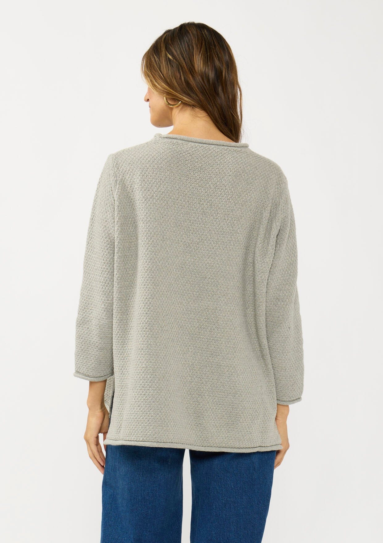 Honeycomb Rollneck Sweater