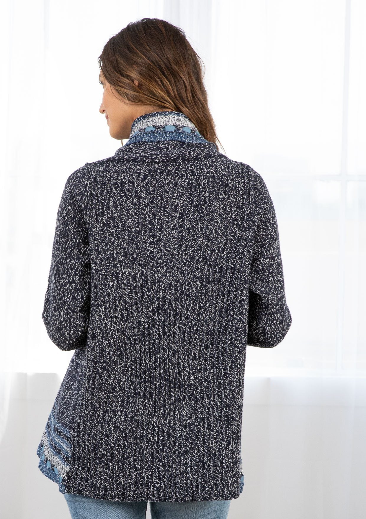 Micki Melange Knit Cardigan