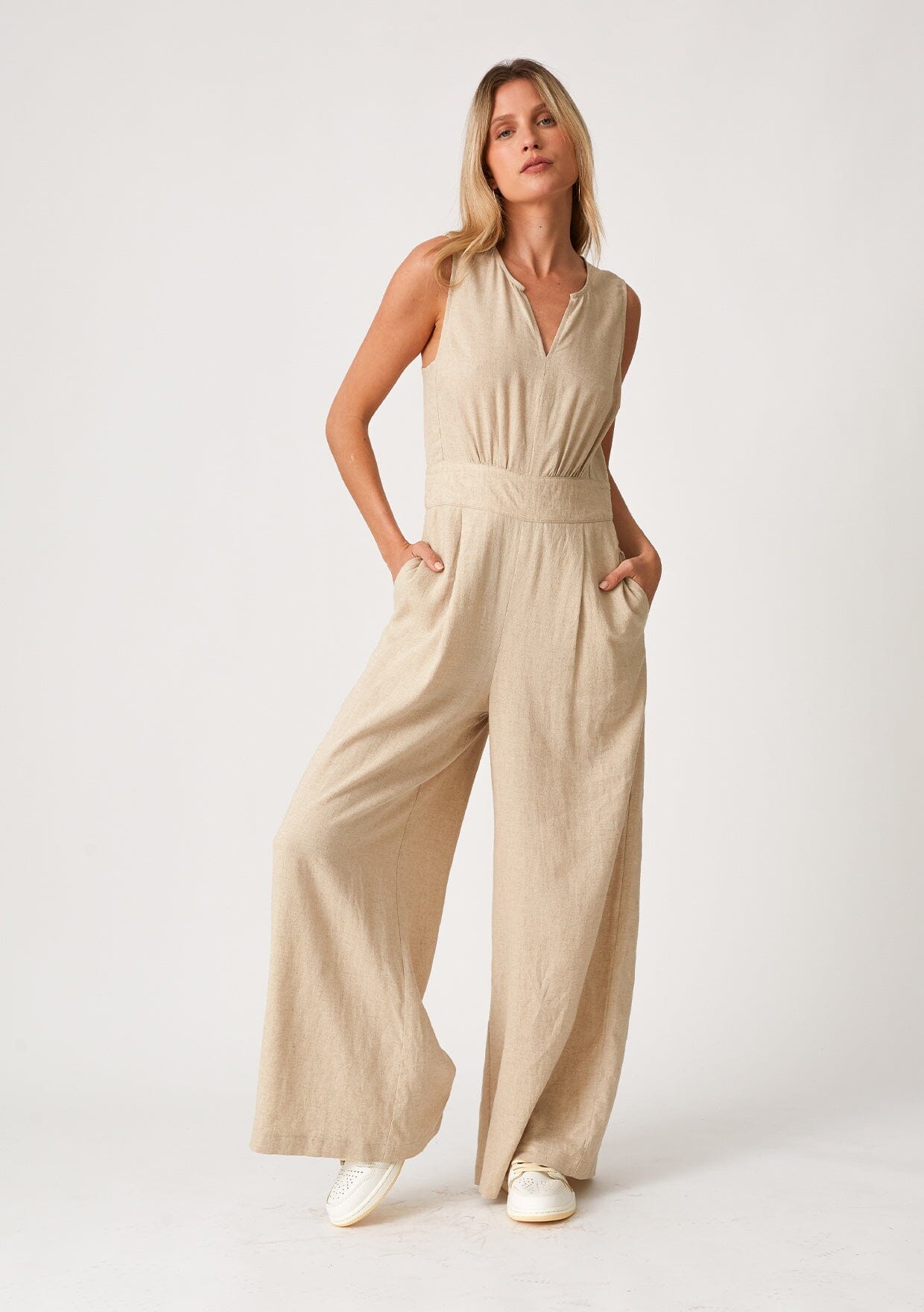 Panama Linen Jumpsuit
