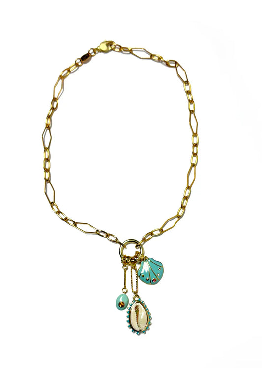 Ayla Coastal Charm Necklace