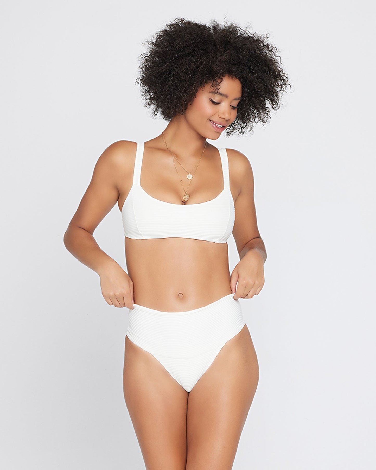 Jess Bikini Top - Cream