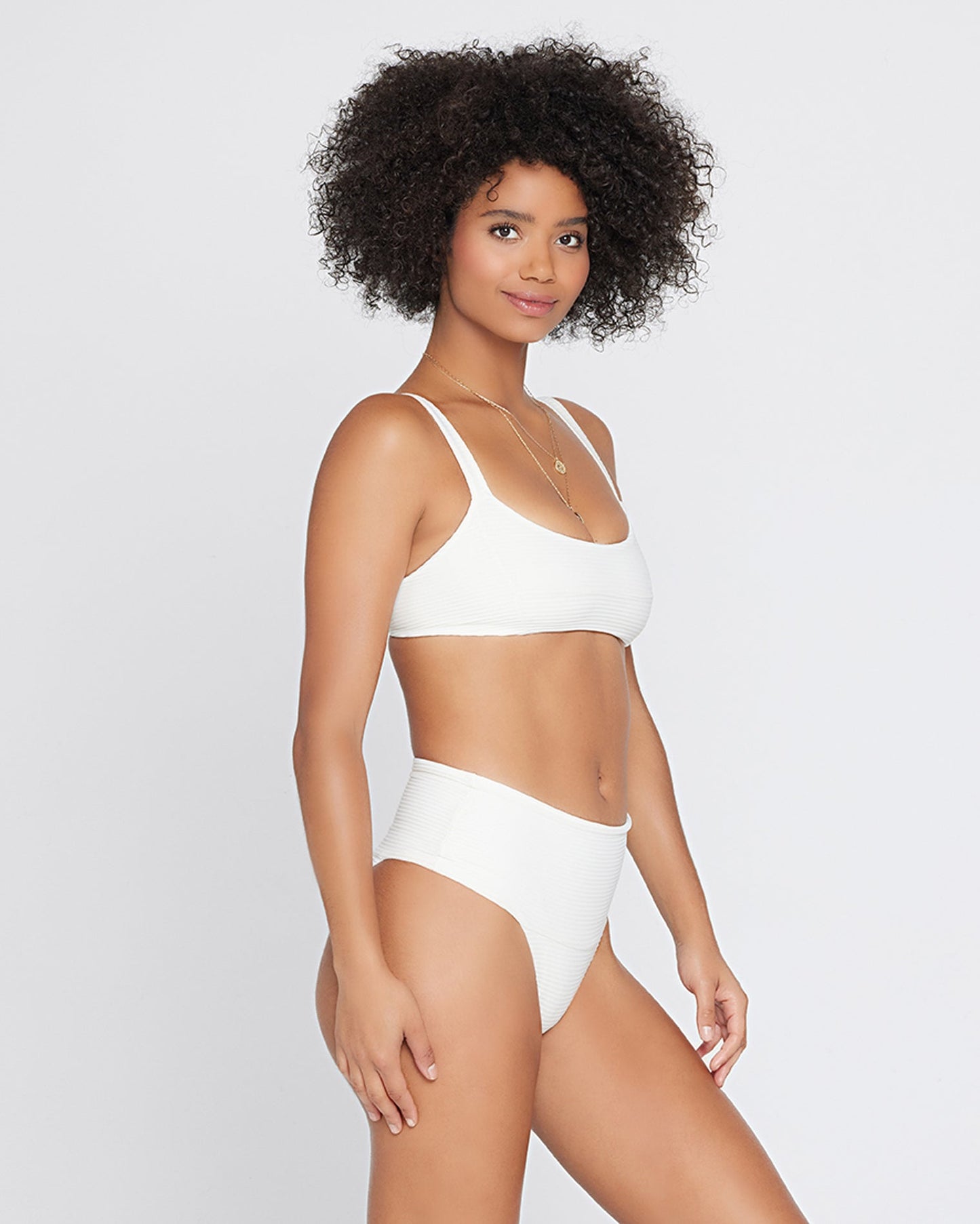 Jess Bikini Top - Cream