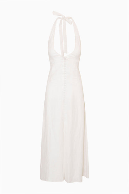 Lovis Linen Halter Maxi Dress