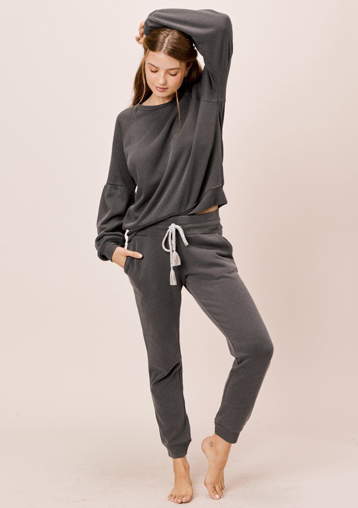 Piper Volume Sleeve Sweatshirt