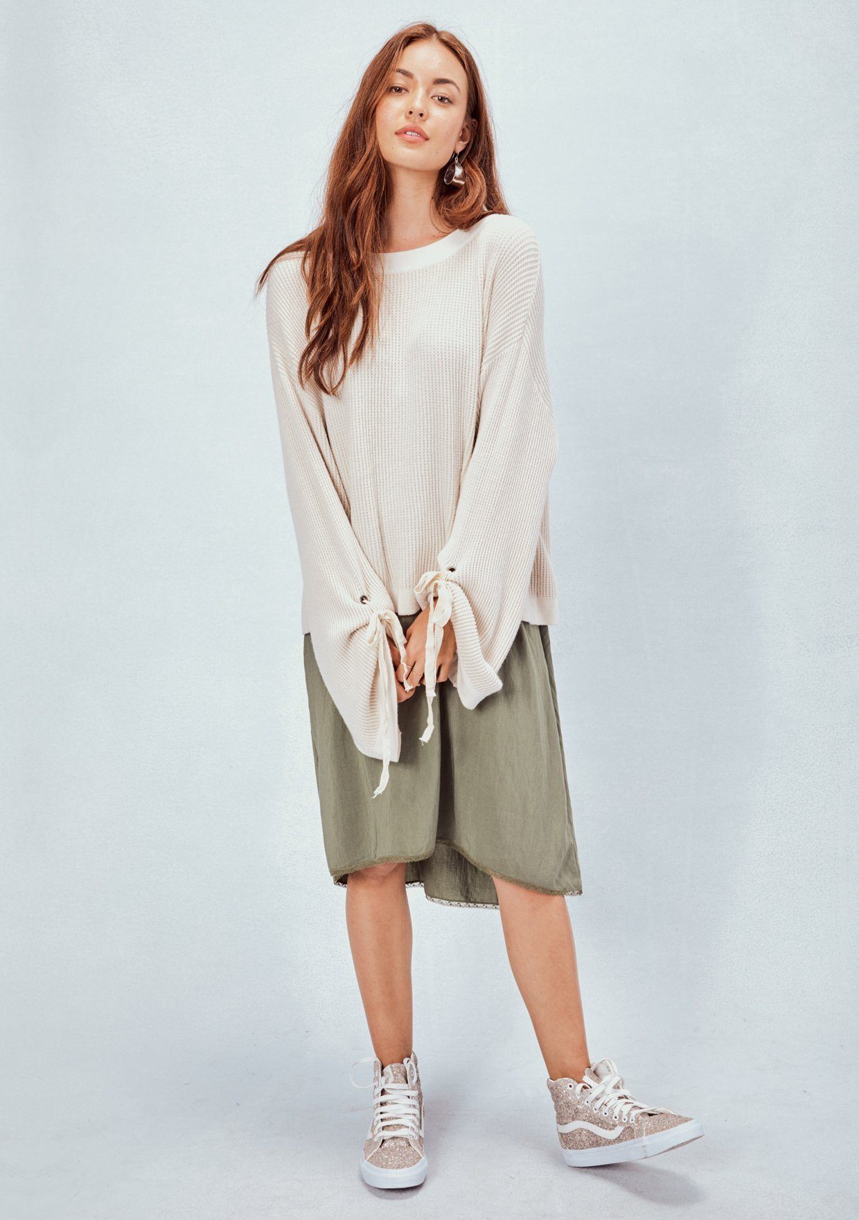 Jillian Tie Sleeve Pullover