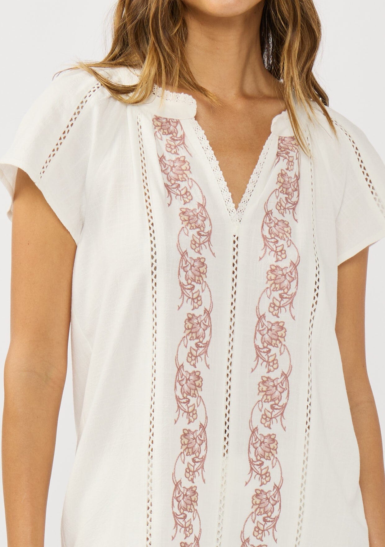 Rio Embroidered Top