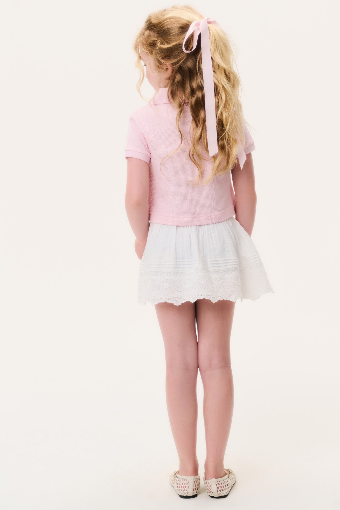 Little Girls Mini Sani Skirt - OPTIC WHITE