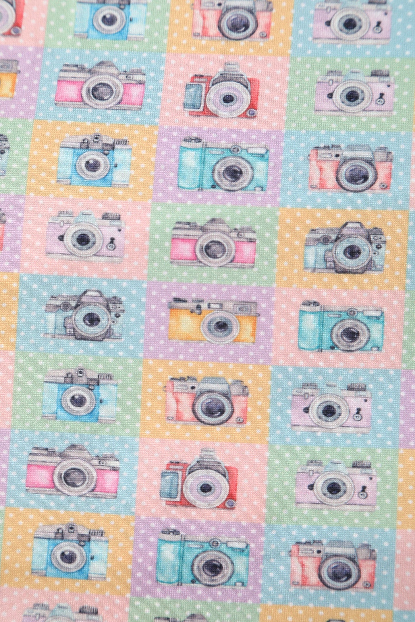 Julia Camera Print Midi Dress