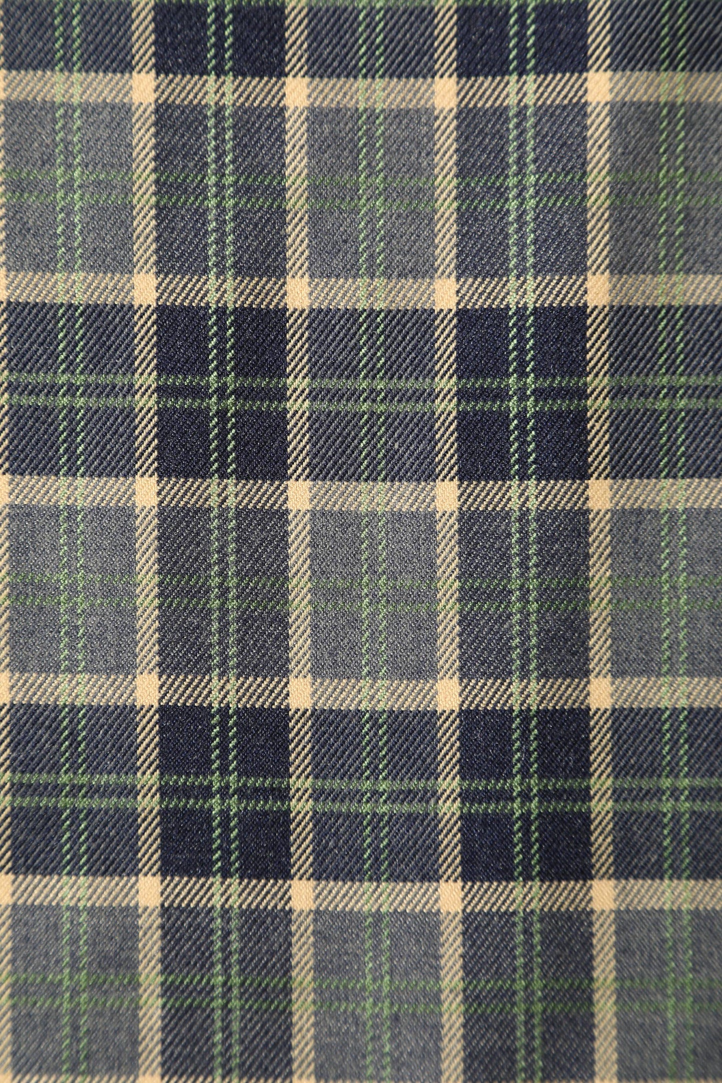 Penelope Navy & Grey Tartan Shirt Dress