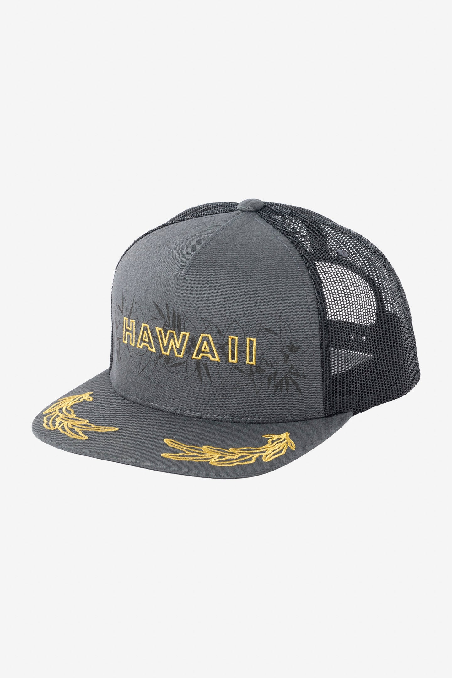 Hawaii Mahalo Flora Trucker Hat