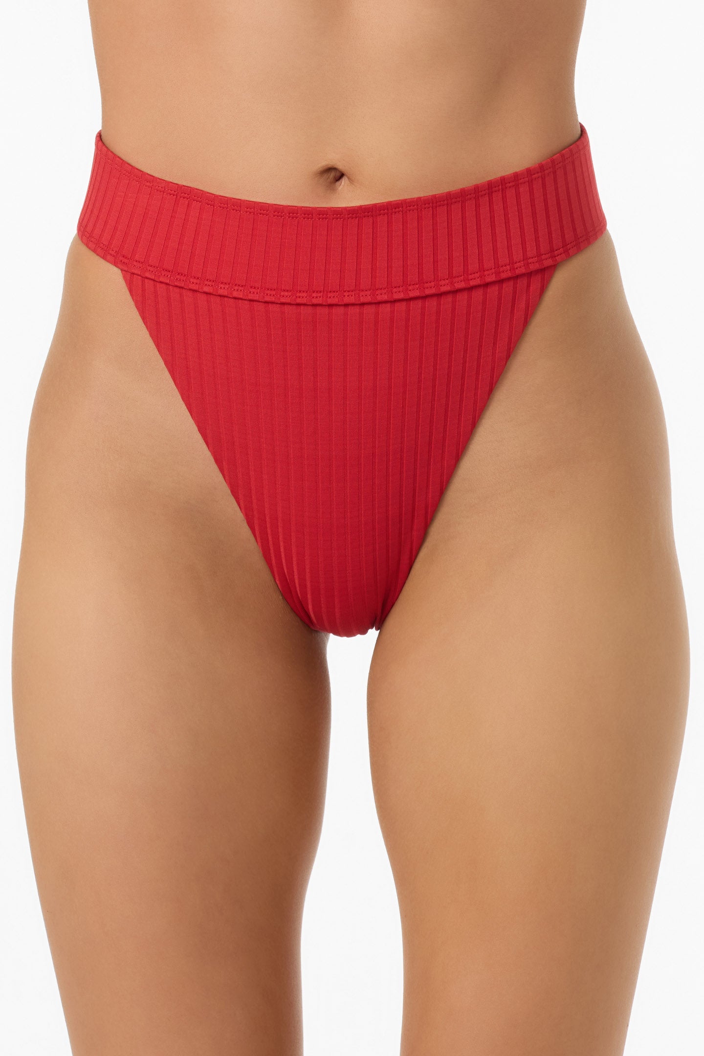 Shorebreak Rib Santa Barbara High Rise Cheeky Bottoms