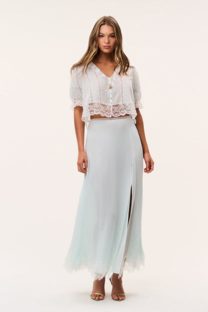 Sybel Silk Chiffon Maxi Skirt