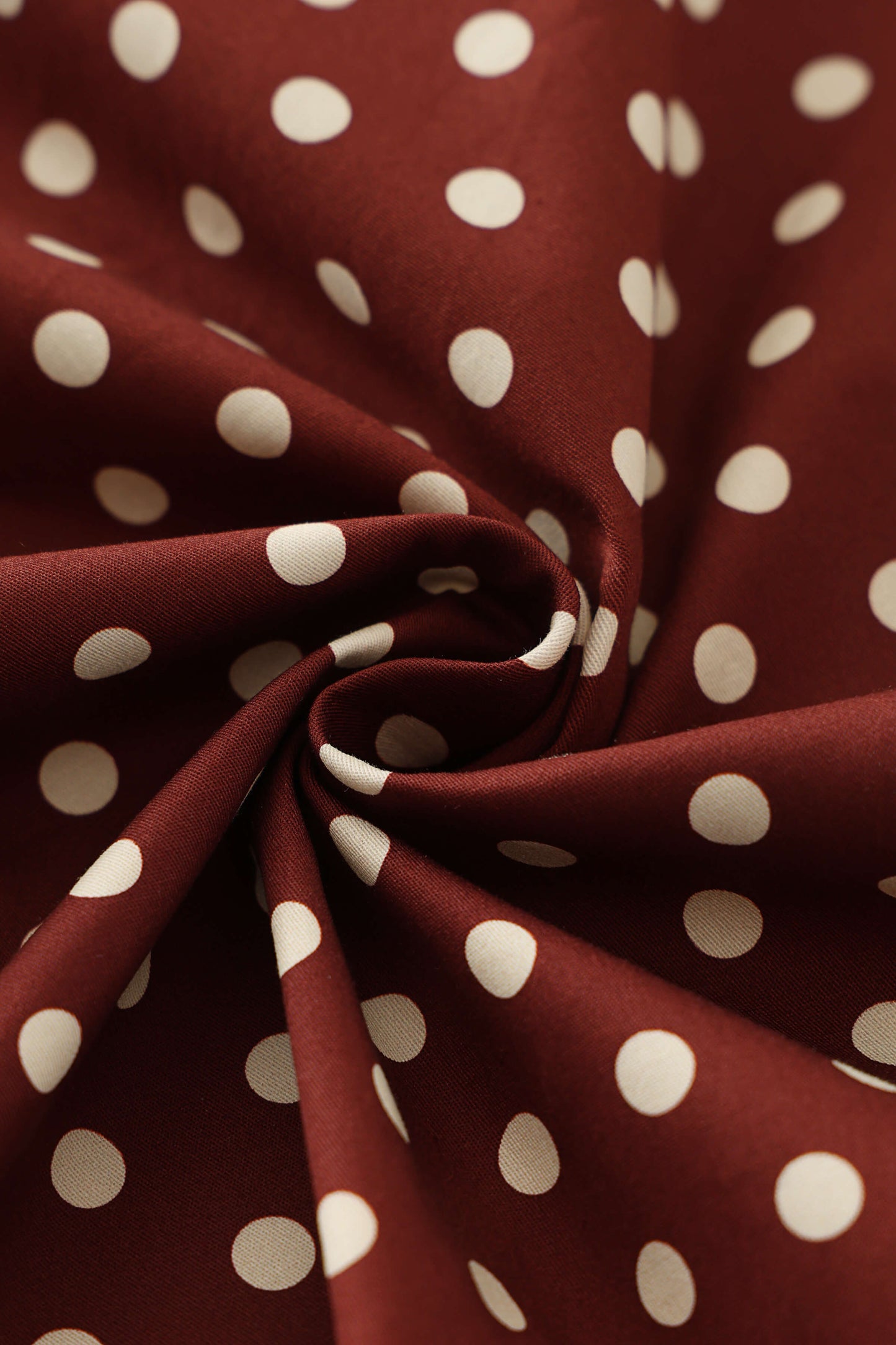 Mollie Brown Polka Dot Full Circle Shirt Dress