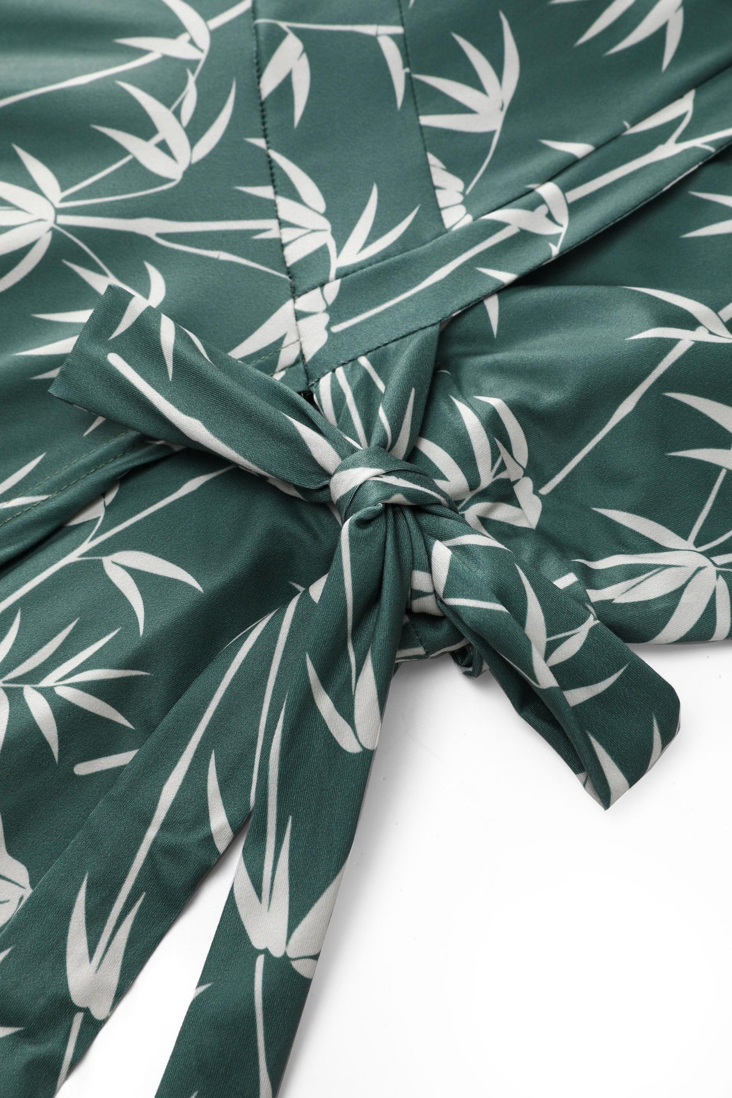 Matilda Bamboo Wrap Dress in Green