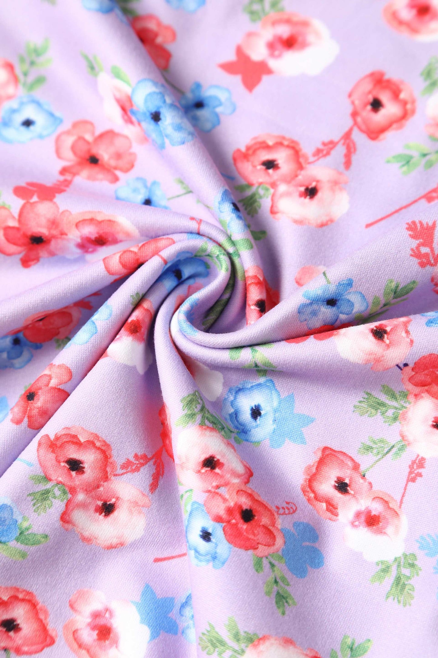 Brenda Lilac Floral A-line Dress