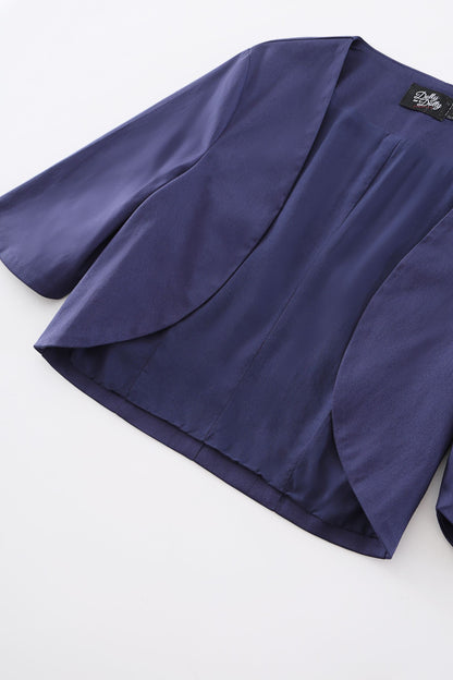 Lisette Navy Blue Bolero Jacket