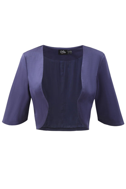 Lisette Navy Blue Bolero Jacket