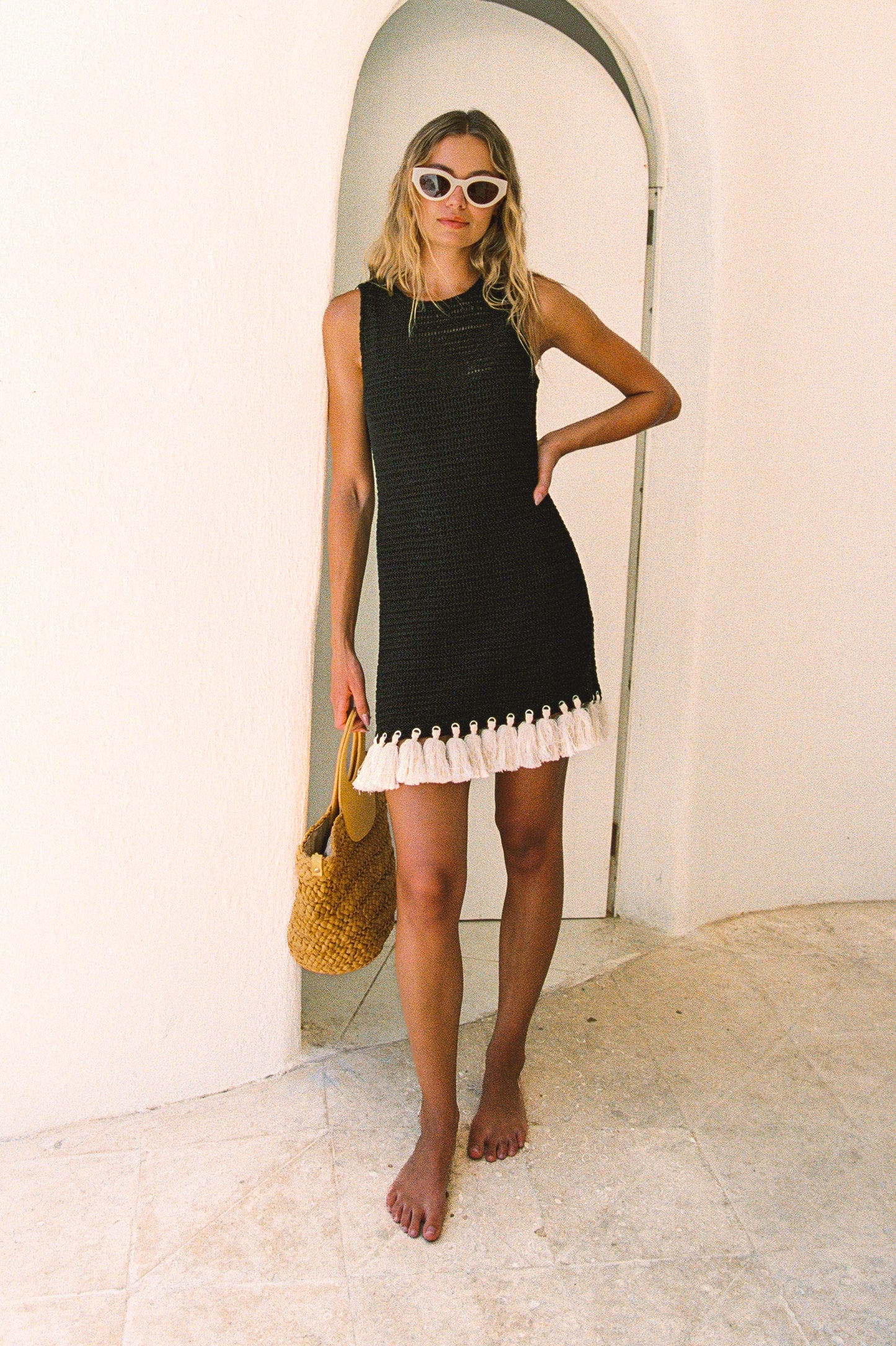 Vinnie Mini Dress In Black